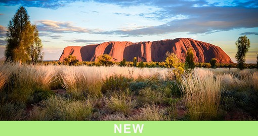 At the heart of the 'Red Centre" is Uluru, a massive sandstone monolith