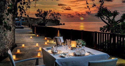 Take in a romantic sunset on your Bali vacation