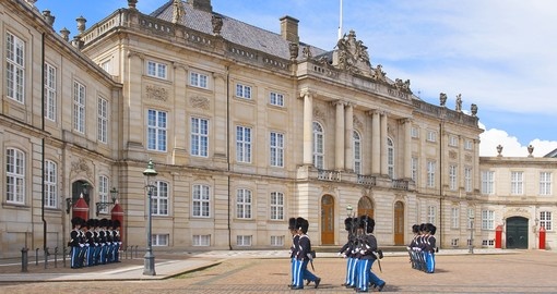Amalienborg Castle in Copenhagen is one of the many tourist attractions you can see during your Denmark trip.