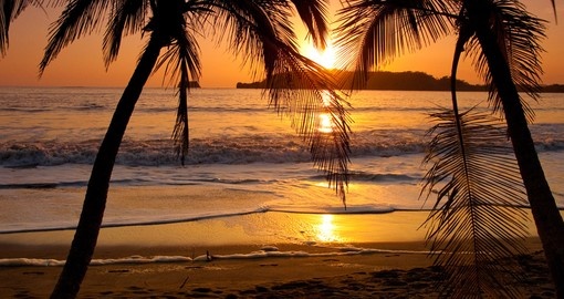 Soak up a tropical sunset on your trip to Costa Rica