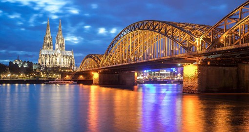 Founded by the Romans in 38 BC, Cologne is renown for it's magnificent Gothic Cathedral