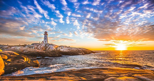 Escape the rush of the city in the picturesque rural town of Peggy's Cove