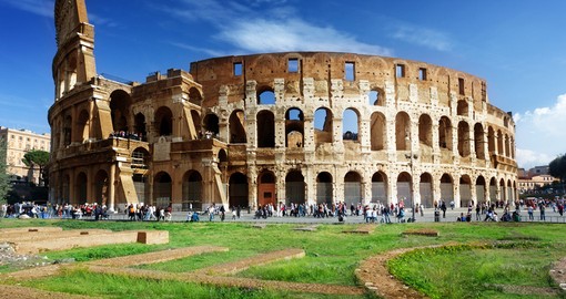The Ancient Colosseum in Rome