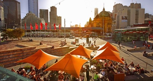 Federation Square at the heart of Melbourne's CBD is a great starting point for your Austalia Vacation