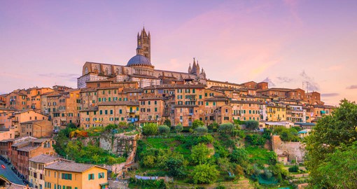 Siena, built between the 12th and 15th centuries is the embodiment of a medieval city