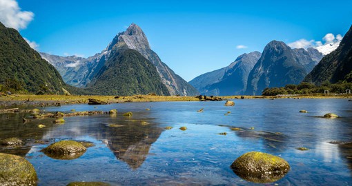 Carved by glaciers during the ice ages, Milford Sound has been referred to as the 'eighth wonder of the world''