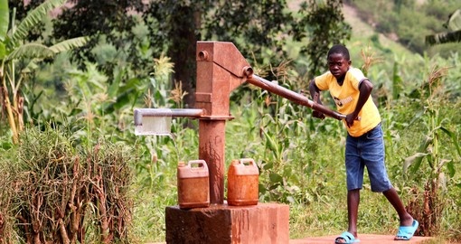A water well in Kigali