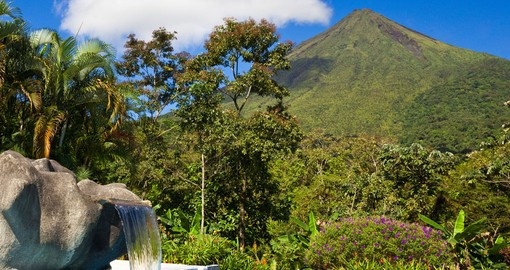Green side of The Arenal Volcano