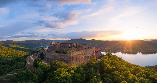 Admire the bending Danube River from the heightened view of the Visegrad Citadel