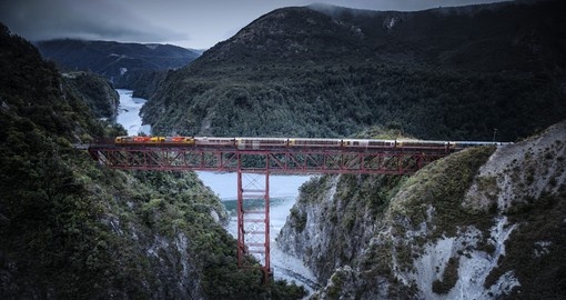 The journey on the Tranz Alpine will be a highlight of your New Zealand Vacation
