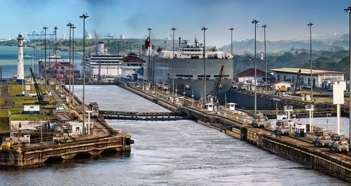 One of Panama's iconic landmarks, the Panama Canal is a great photo opportunity on your Panama tour