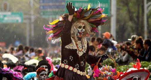 The Day of the Dead or Día de Muertos unfolds over two days in an explosion of color and life-affirming joy