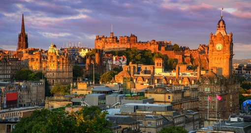 Explore Edinburgh Castle beautifully situated on the Castle Rock on your next Scotland vacations.