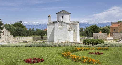 Church of the Holy Cross was built in the 9th century