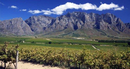 The Franschhoek Valley is one of South Africa's premier wine producing regions