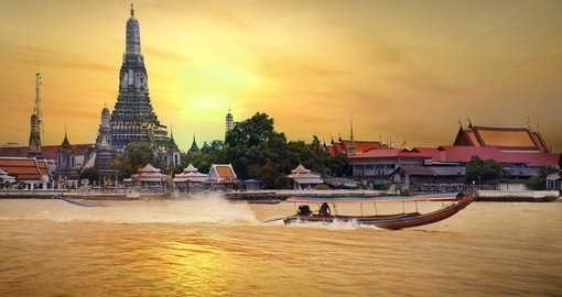 Wat Arun - among the best known of Thailand's landmarks