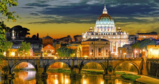 The State of Vatican City, in the center of Rome, is the smallest state in Europe