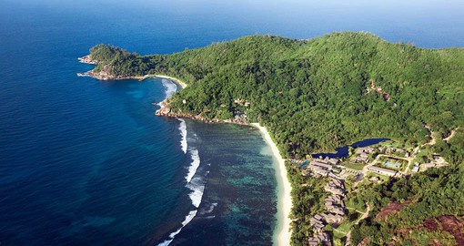The Kempinski Seychelles Resort is situated on the exclusive south-end of Mahe Island