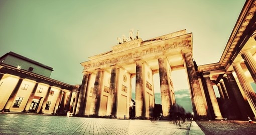 The iconic Brandenberg Gate is visited on your German vacation