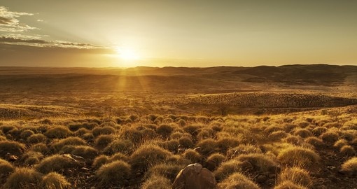 Enjoy the sunrise on your Australian Outback adventure