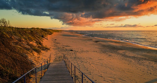 Sunset on the Curonian Spit