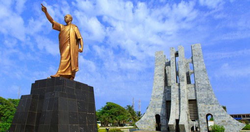 Kwame Nkrumah Mausoleum is dedicated to the first Prime Minister and President of Ghana