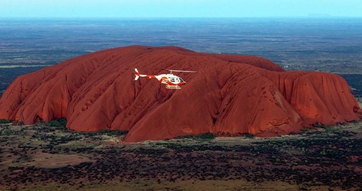 Experince a scenic flight over Ayers Rock and Kata Tjuta on your Australia Vacation