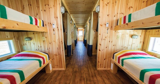 Inside the Tundra Buggy Lodge (photo credit:  Eric LIndberg)