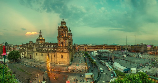 View Sprawling Mexico City on your trip to Mexico