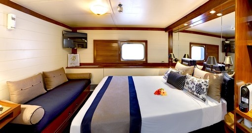 Explore all the amenities of Fiji Princess vessel with one of your Fiji Vacation Packages