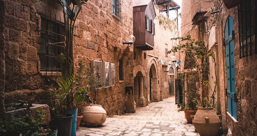 Wander the streets of old Jaffa, the ancient port town that Tel Aviv grew from