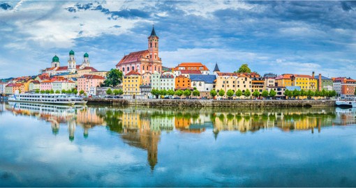 Passau, with its charm and its atmosphere is one of the most beautiful cities on the Danube