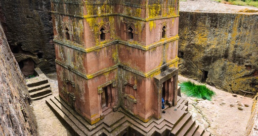 Explore St. George Church in Lalibela during your next Ethiopia vacations.