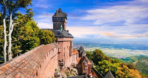 Since its construction in the 12th century, the Haut-Koenigsbourg castle has been  witness to European conflicts and rivalries