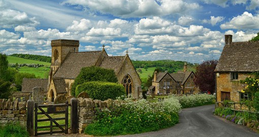 Covering almost 800 square miles, the Cotswolds are filled with quintessentially English villages of honey-coloured stone