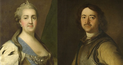 Catherine the Great and Peter the Great
