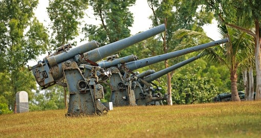 Battery guns on Corregidor Island