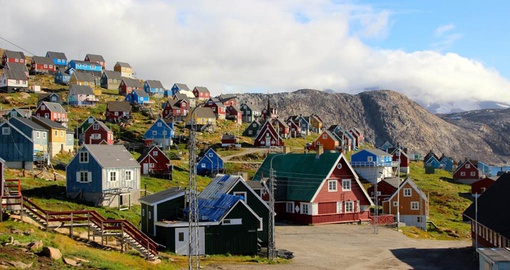 Greenland is home to many remote and colourful communities