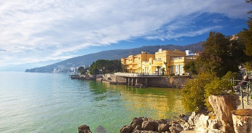 Check out the resort town of Opatija on your trip to Croatia