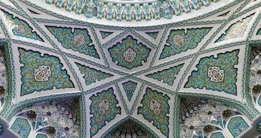 Beautiful decoration in the grand mosque