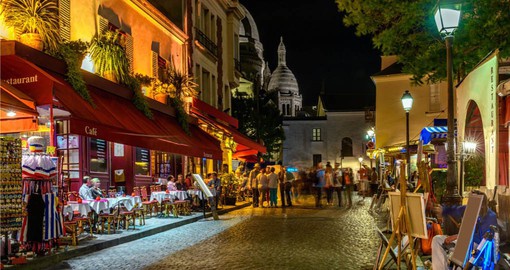 Quarter Montmartre is the most famous Parisian District