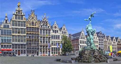 A full day of your Belgium vacation is spent exploring Antwerp and the famous Grote Markt
