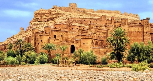 Ait Ben-haddou clay kasbah in Morocco