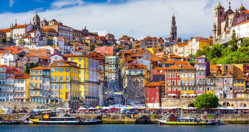 The historic Ribeira district of Porto