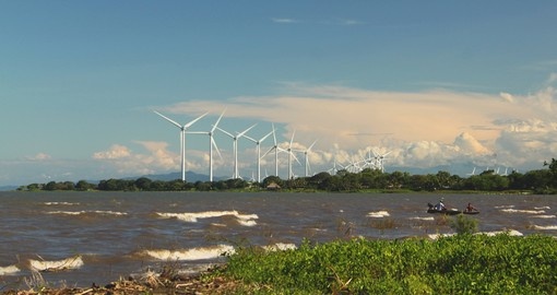 Wind farm near Lake Nicaragua