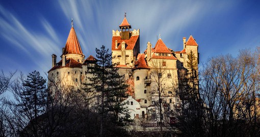 The Gothic Bran Castle was the mythical home of Dracula