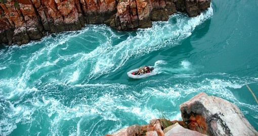 Fast running Kimberley Horizontal Falls will leave you speechless during your next Australia vacations.