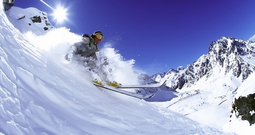 Skiing the Andes