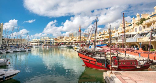 Puerto Marina offers excellent shopping & dining and is also home to The Sea Life Centre