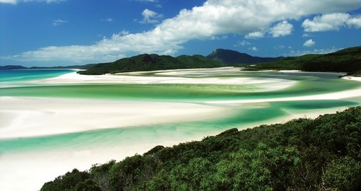 Swirling sands of the Whitsundays Islands